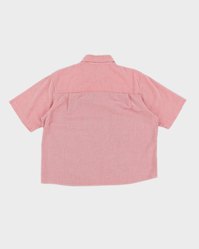 Red Checked Chaps Shirt - L