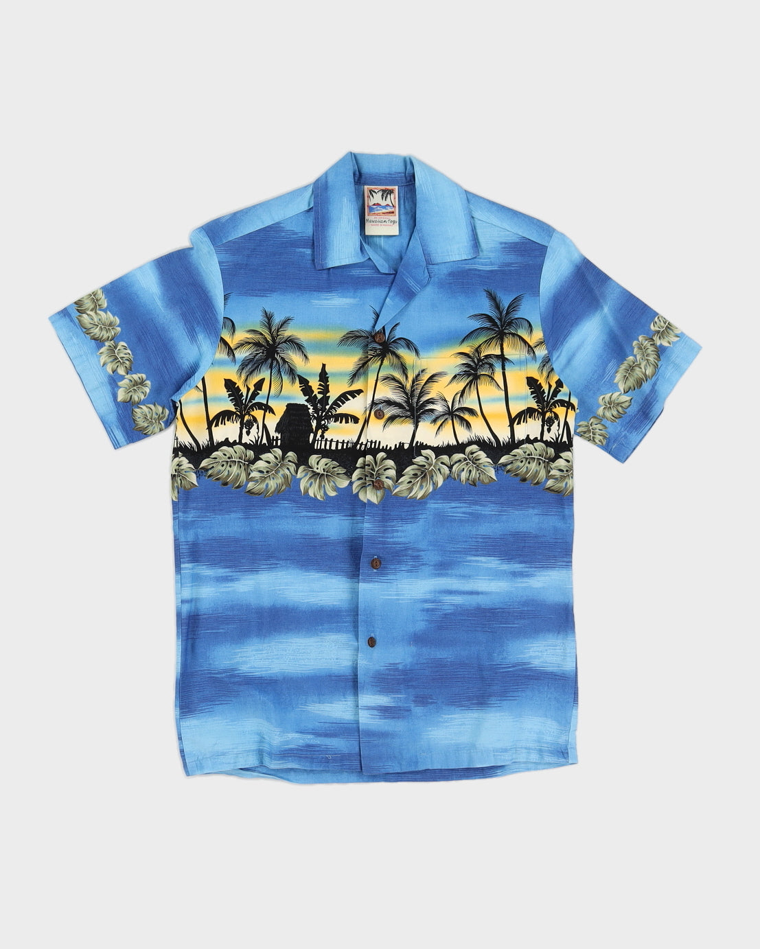 Blue Vintage Hawaiian Shirt - S