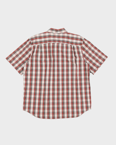 Beige Checked Carhartt Shirt - XL
