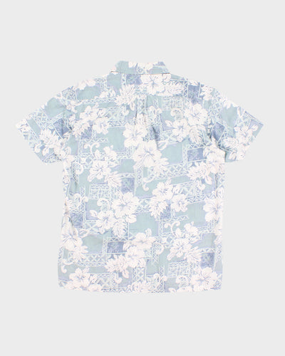 Vintage 00s Roundy Bay Quarter Button Hawaiian Shirt - L