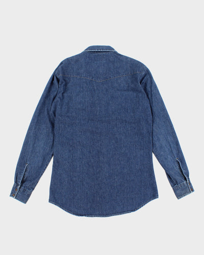 Vintage 90s Levi's Darkwash Denim Shirt - L