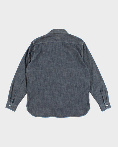 Vintage 00s Levi's Oversize Denim Look Dress Shirt - L