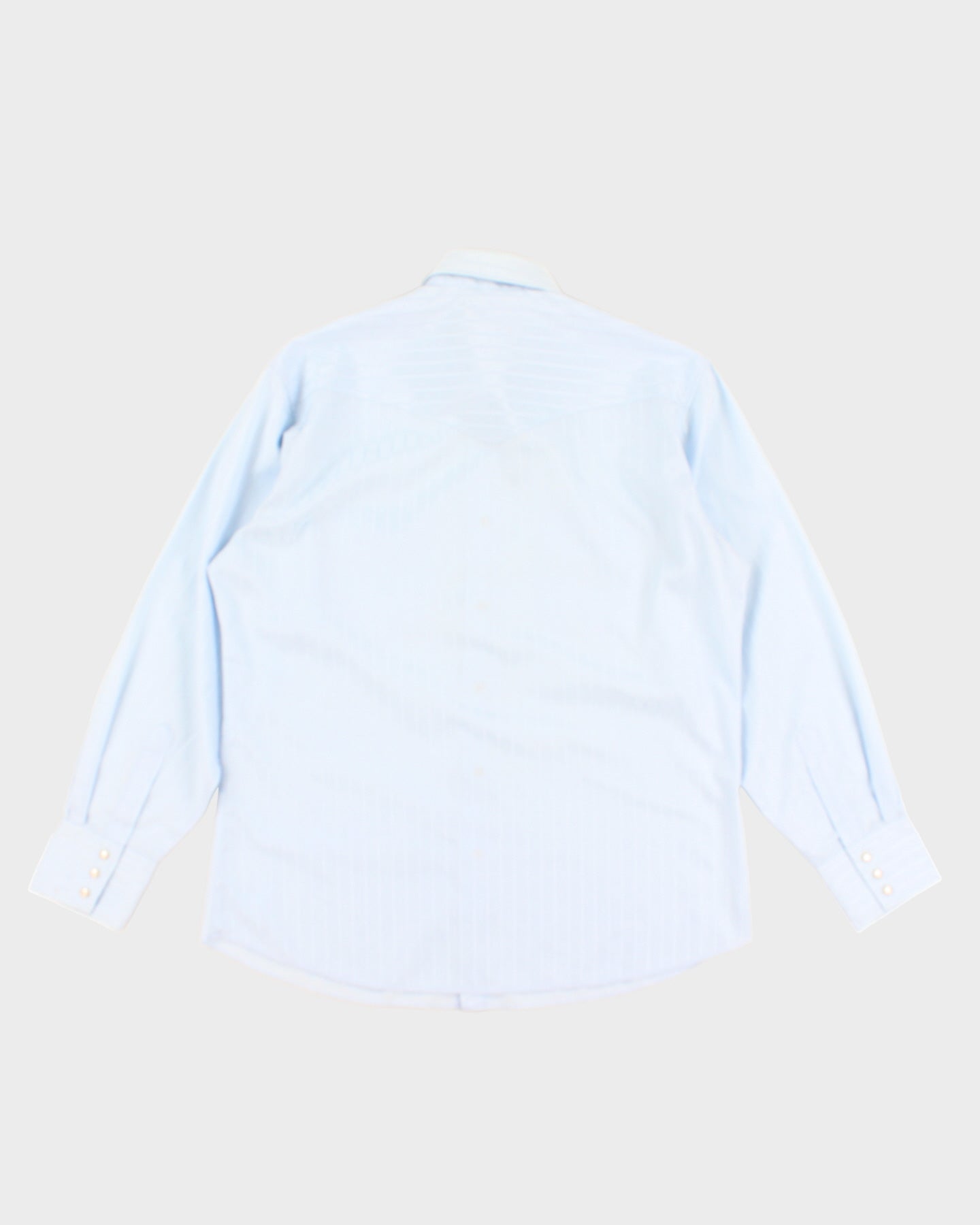 Vintage 90s Wrangler Blue Stripe Western Shirt - XL