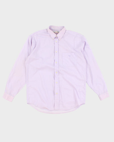 Vintage 90s Emporio Armani Purple Dress Shirt - XL