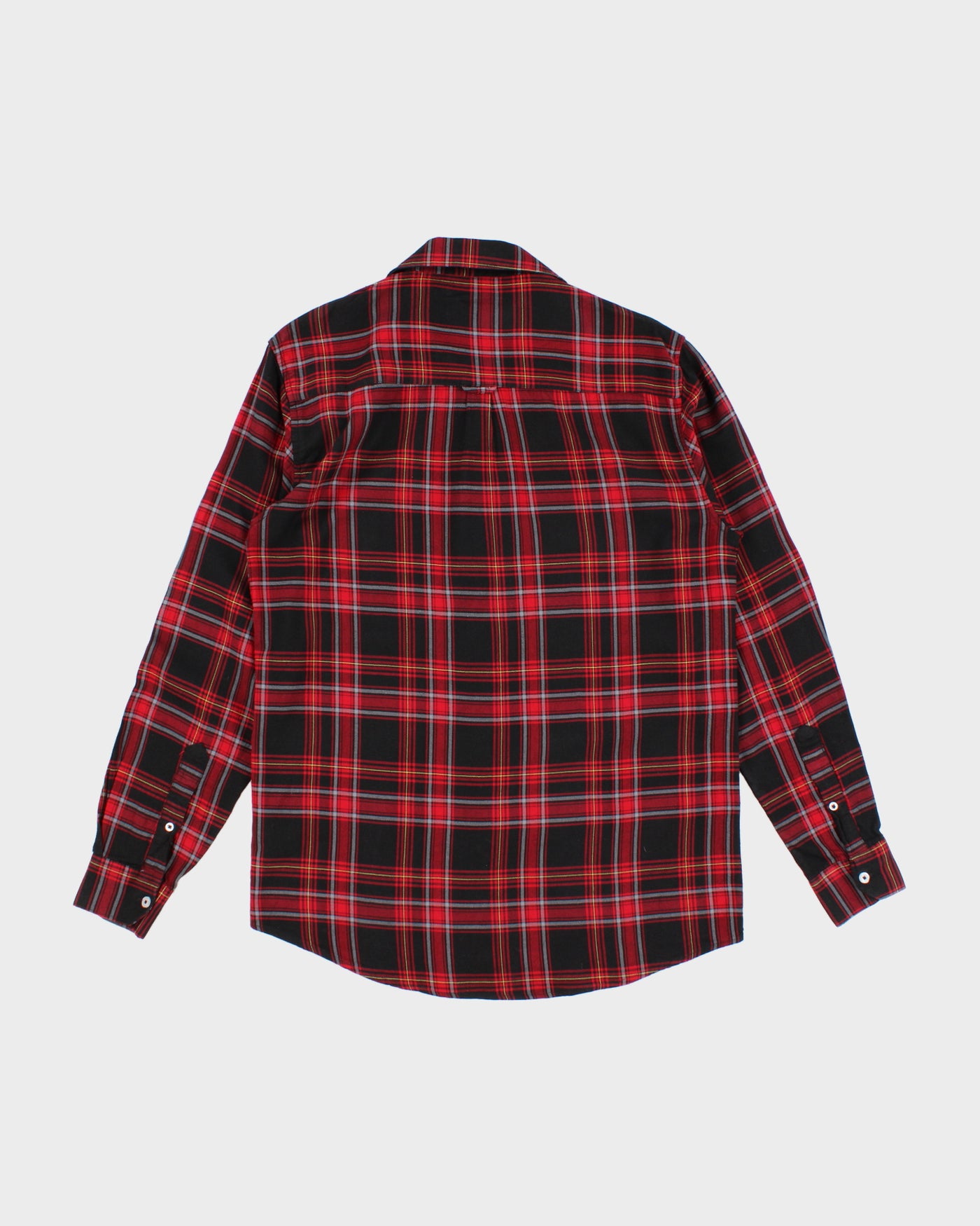 Fred Perry Red Check Long Sleeve Shirt - L/XL