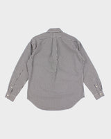 Vintage 90s Ralph Lauren Black &amp; White Gingham Shirt - M/L