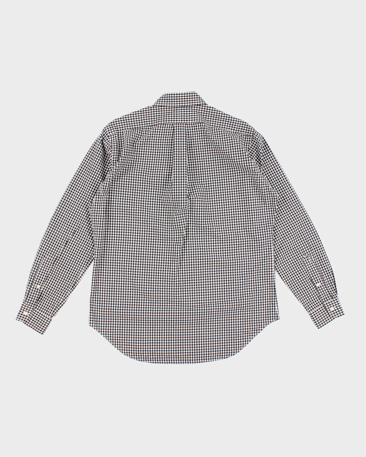 Vintage 90s Ralph Lauren Black & White Gingham Shirt - M/L