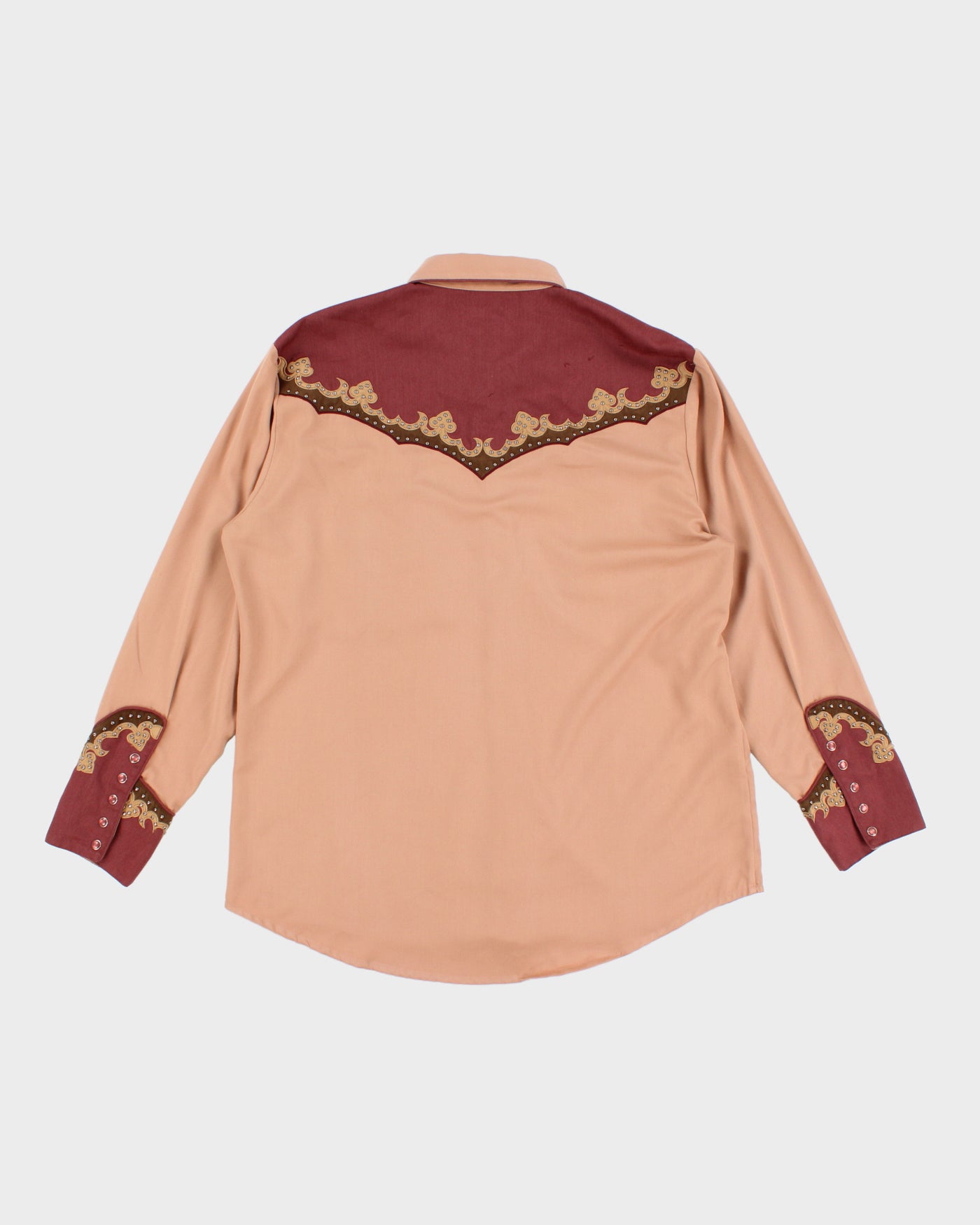 Vintage 00s Scully Dusty Pink Western Shirt - XL