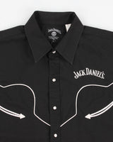 Jack Daniels Black Long Sleeve Western Shirt - L