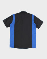 Dickies Mens Black &amp; Blue Bowling Shirt - L