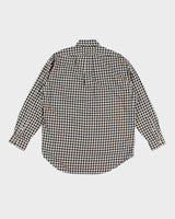 Black and White Checked Ralph Lauren Shirt - M