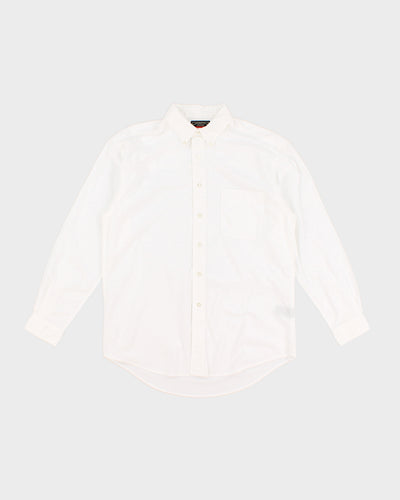 Vintage 90s Wrangler Hero White Shirt - M