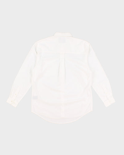 Vintage 90s Wrangler Hero White Shirt - M