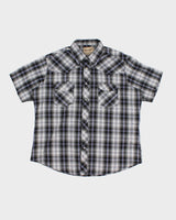 Wrangler Checked Blue Western Shirt - XL