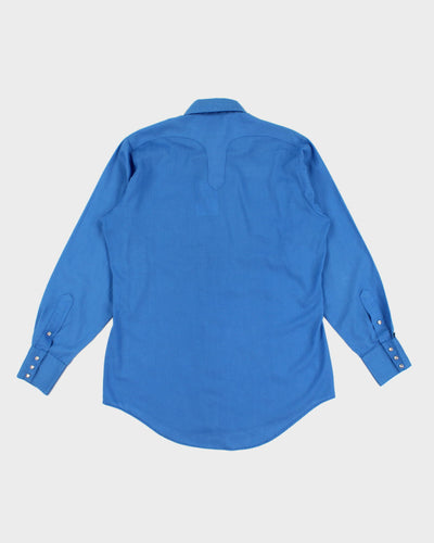 Vintage Ranch Blue Shirt - L
