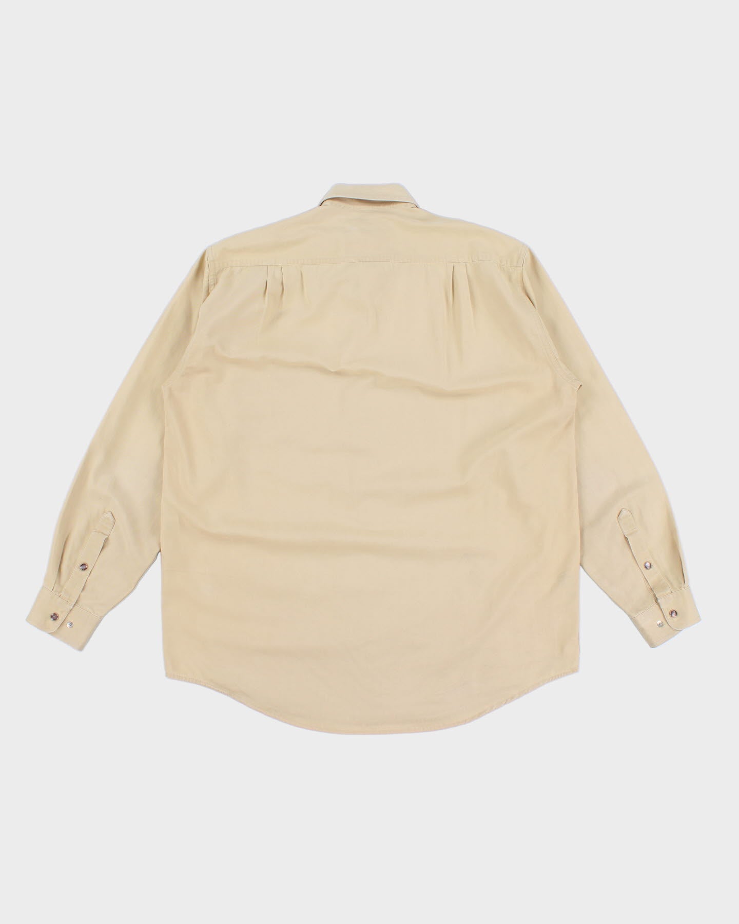 Vintage Western Mid-Weight Cream Shirt - L