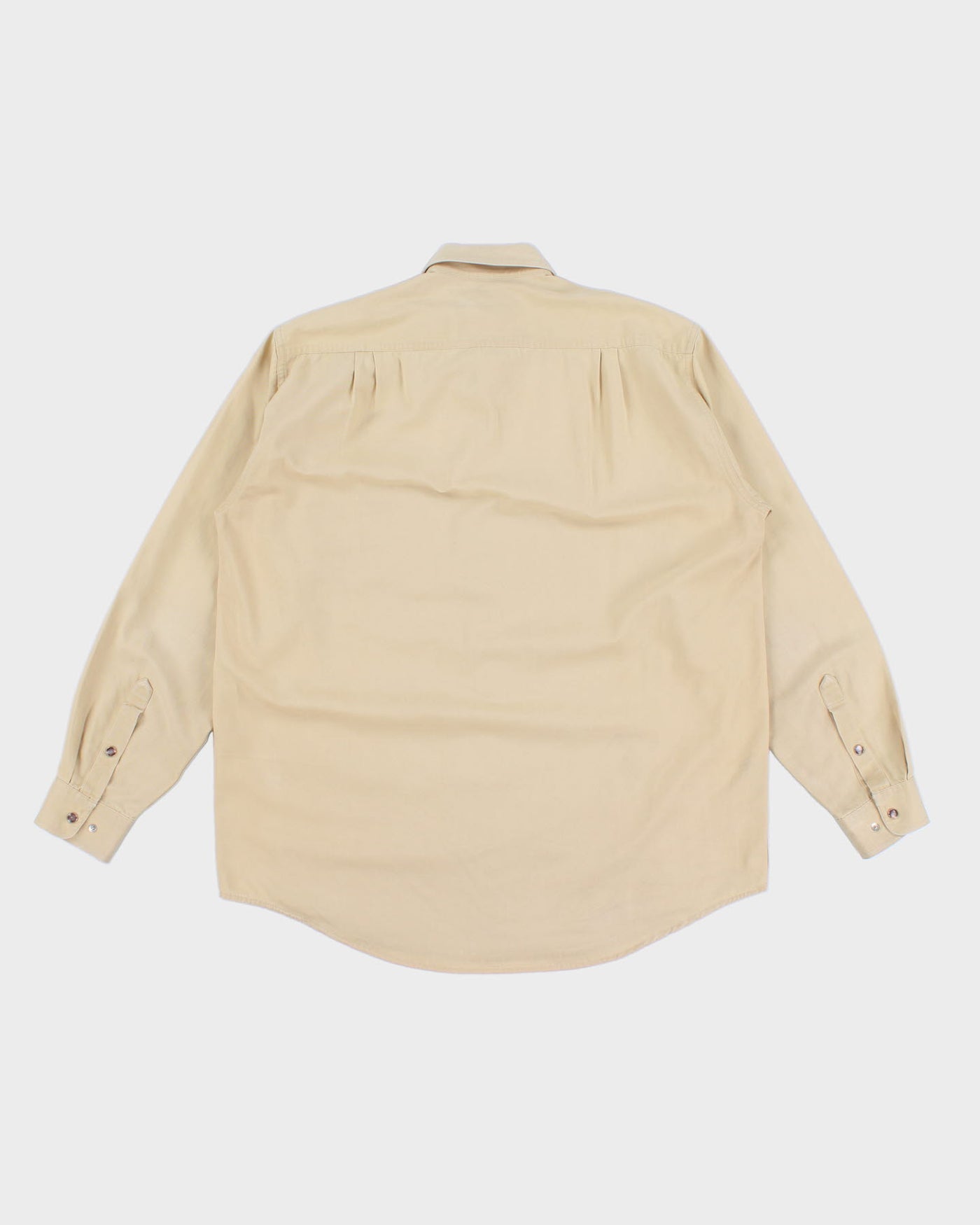 Vintage Western Mid-Weight Cream Shirt - L