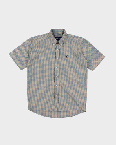 00s Ralph Lauren Check Short Sleeve Shirt - XXL