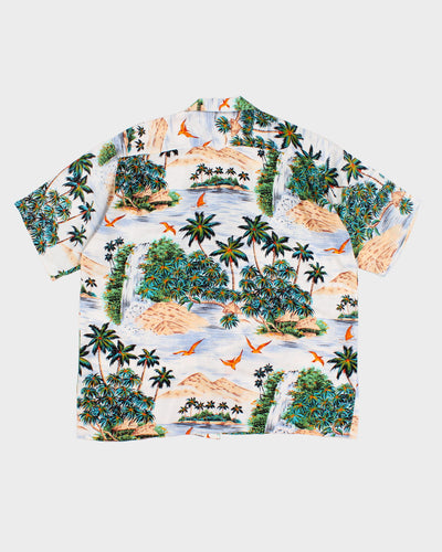 Vintage 90s Pineapple Connection Hawaiian Shirt - XL