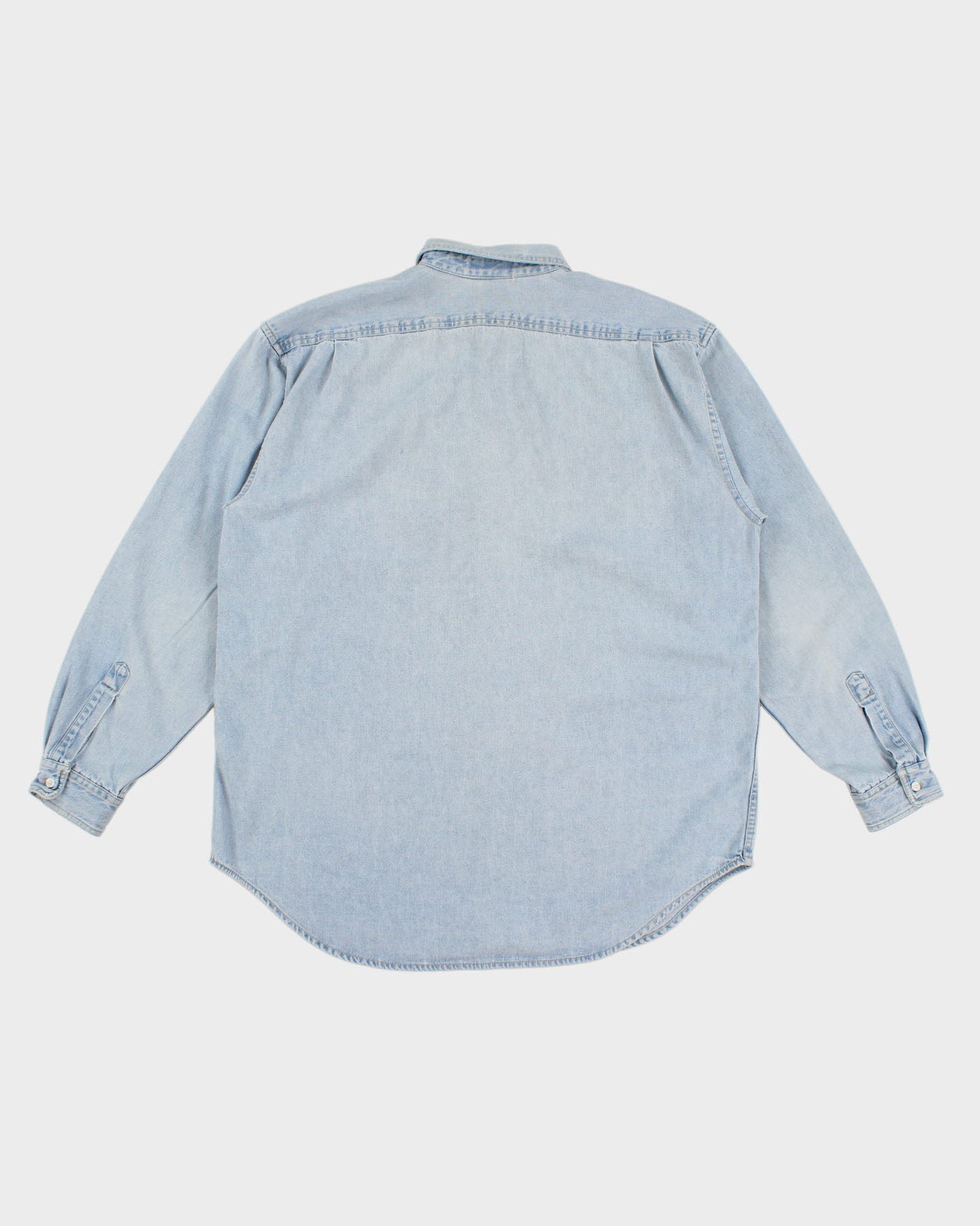 90's Blue Denim Levi's Shirt - XL