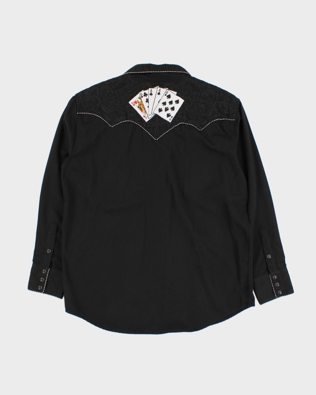 Vintage 90s Panhandle Slim Oversized Embroidered Western Shirt - L