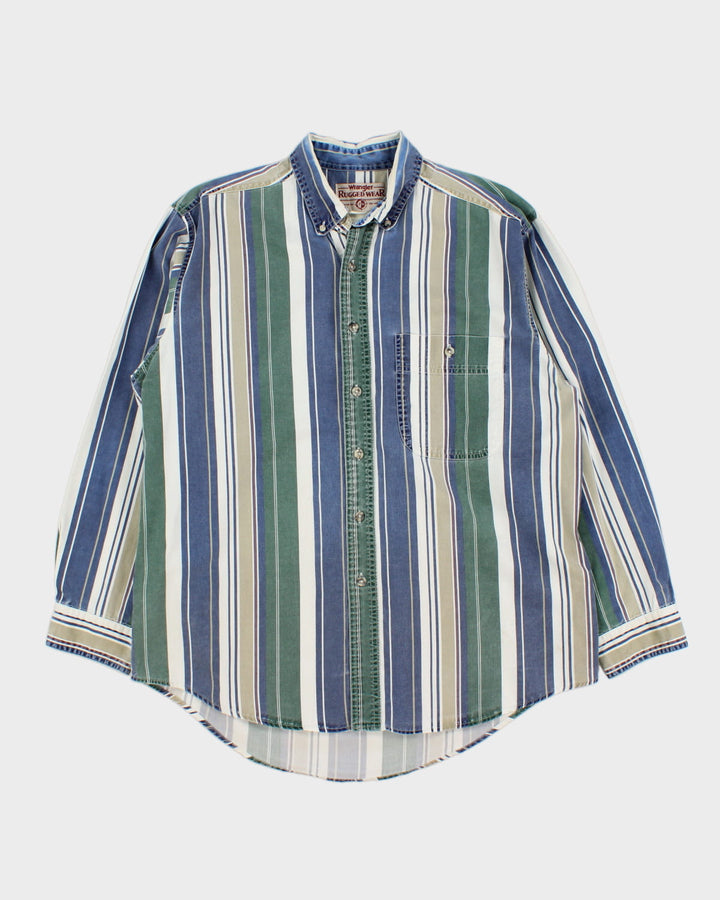 Mens Blue Wrangler Shirts
