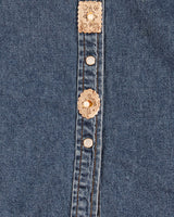 90's Western Denim Shirt - L
