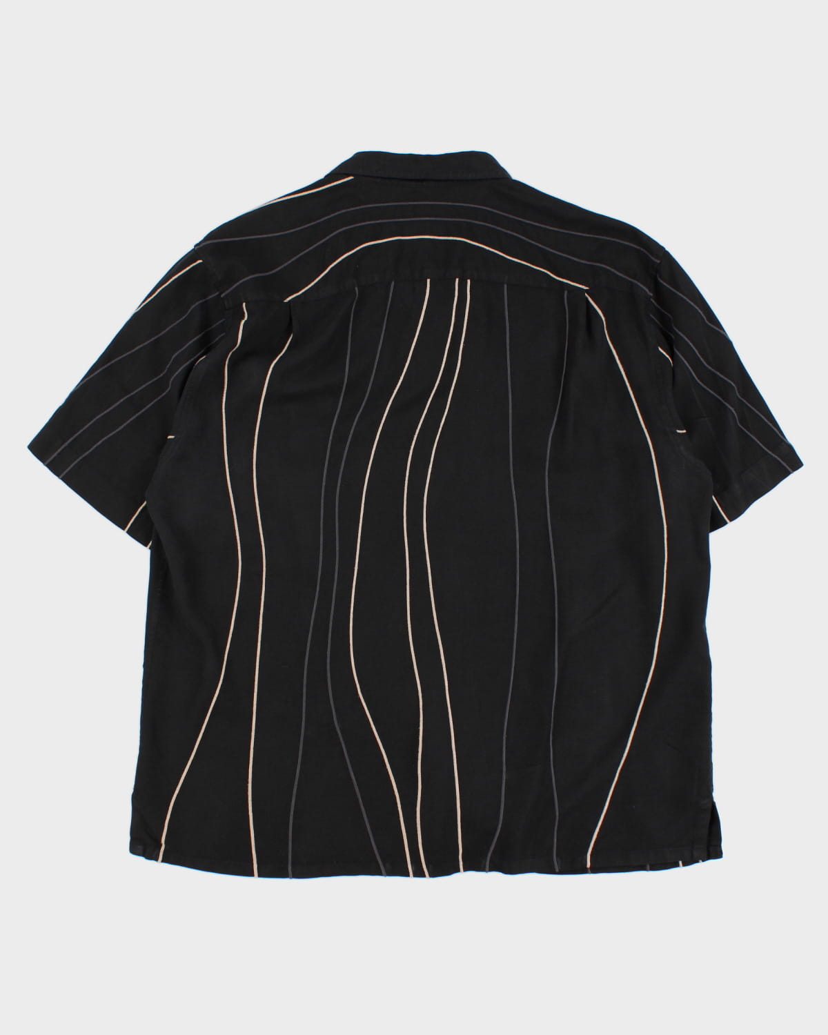 Vintage Axis Embroidered Silk Shirt - XL