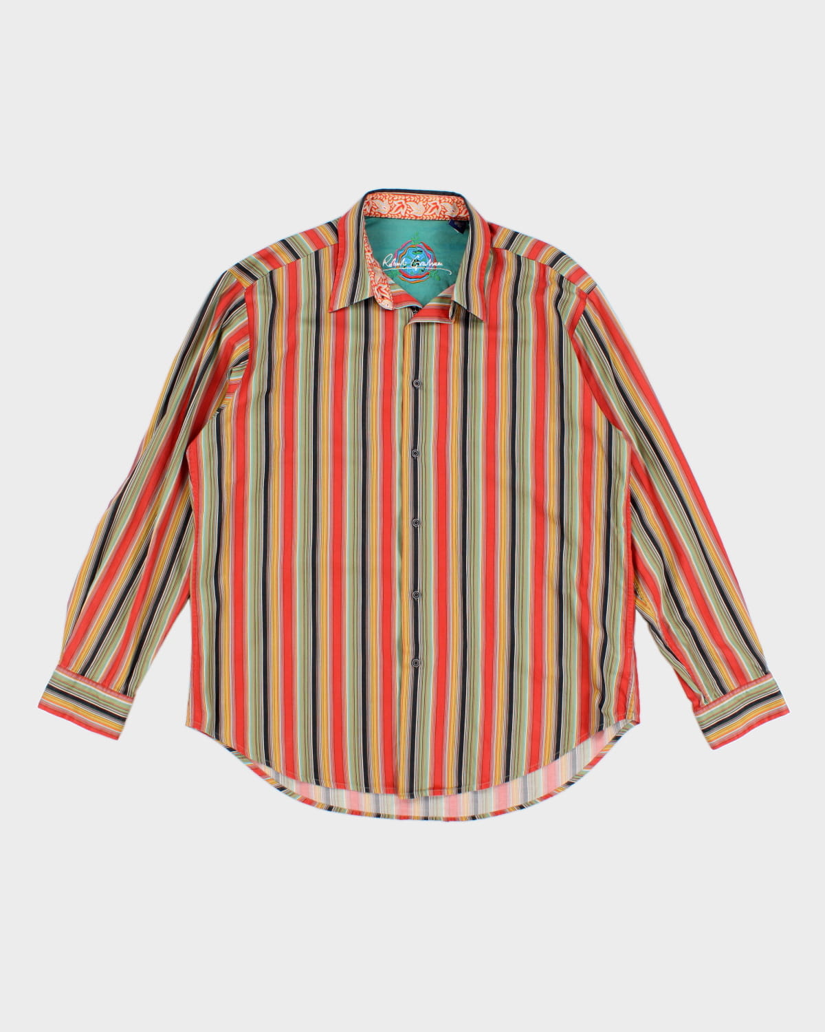 Vintage Rober t Graham Striped Shirt - XL
