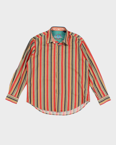 Vintage Rober t Graham Striped Shirt - XL