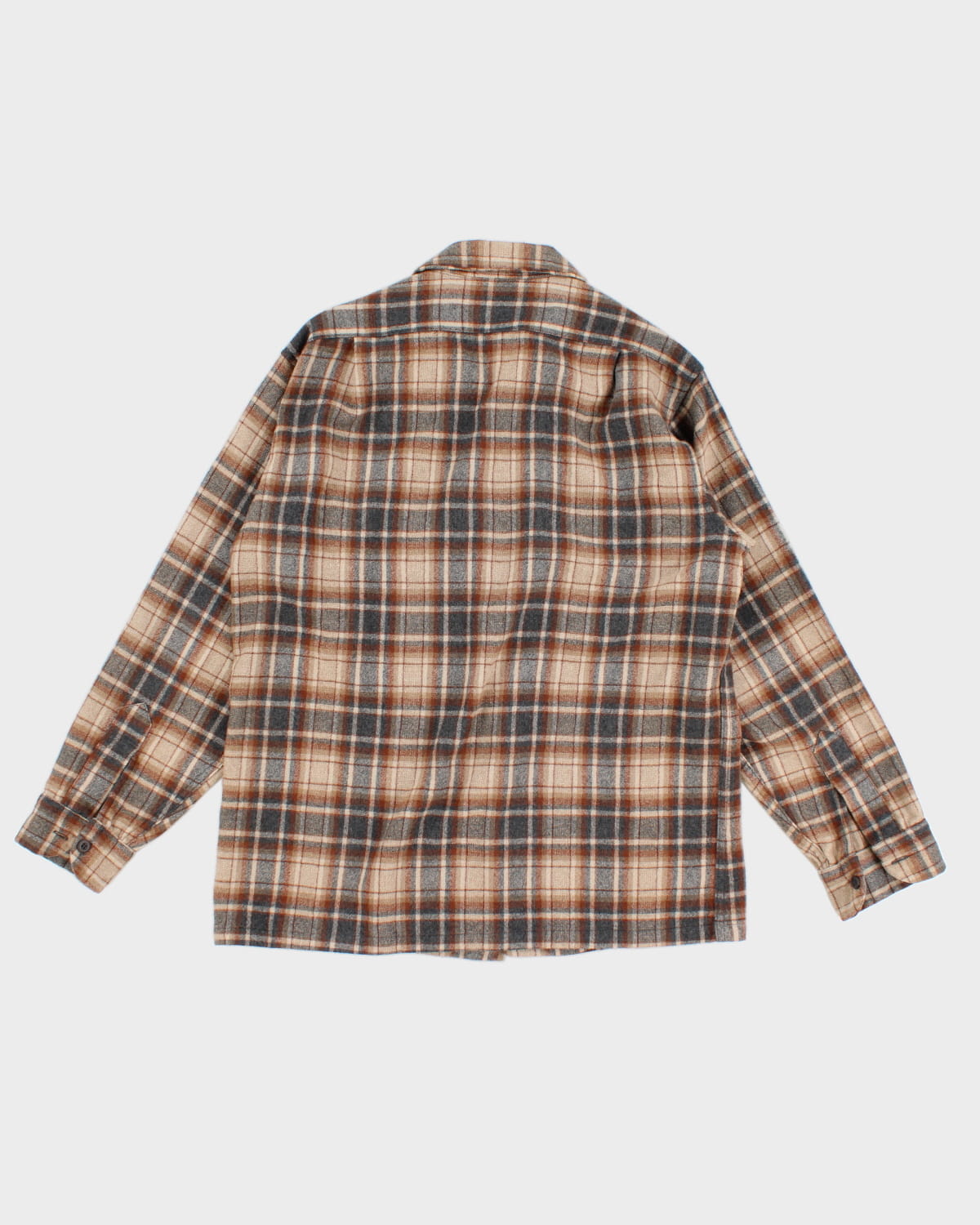 Vintage 60s Pendleton Flannel Wool Shirt - L