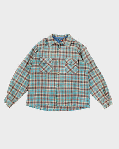 Vintage 50s Flannel Shirt - M