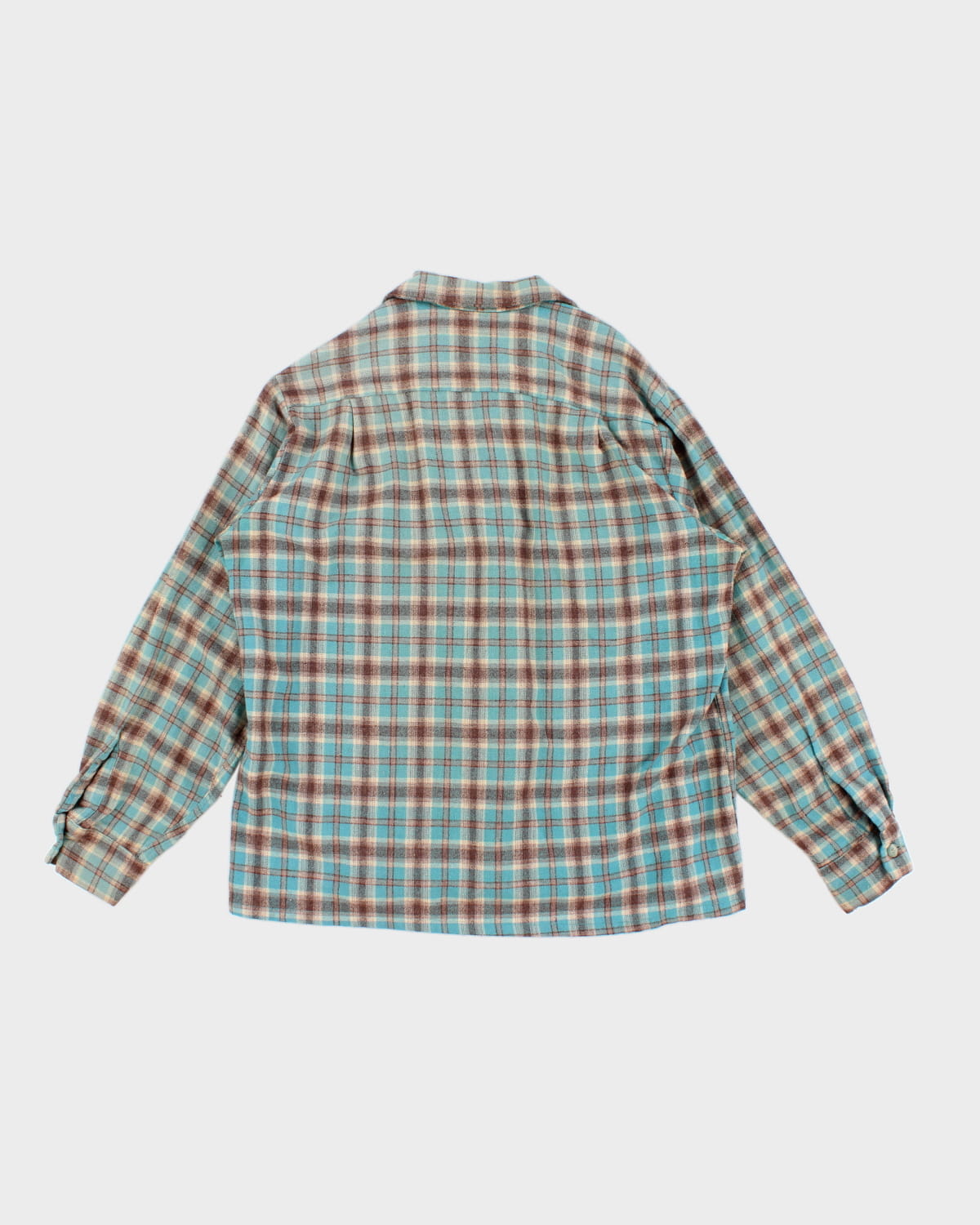 Vintage 50s Flannel Shirt - M