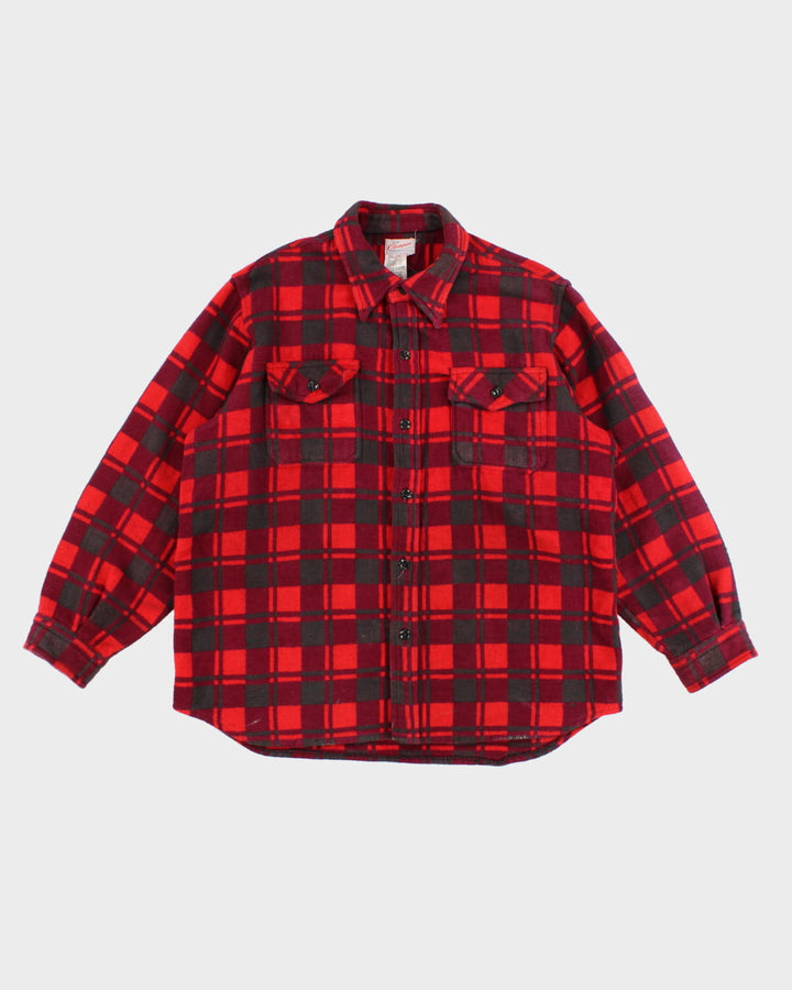 Vintage 60s Champion Flannel Shirt - XXL