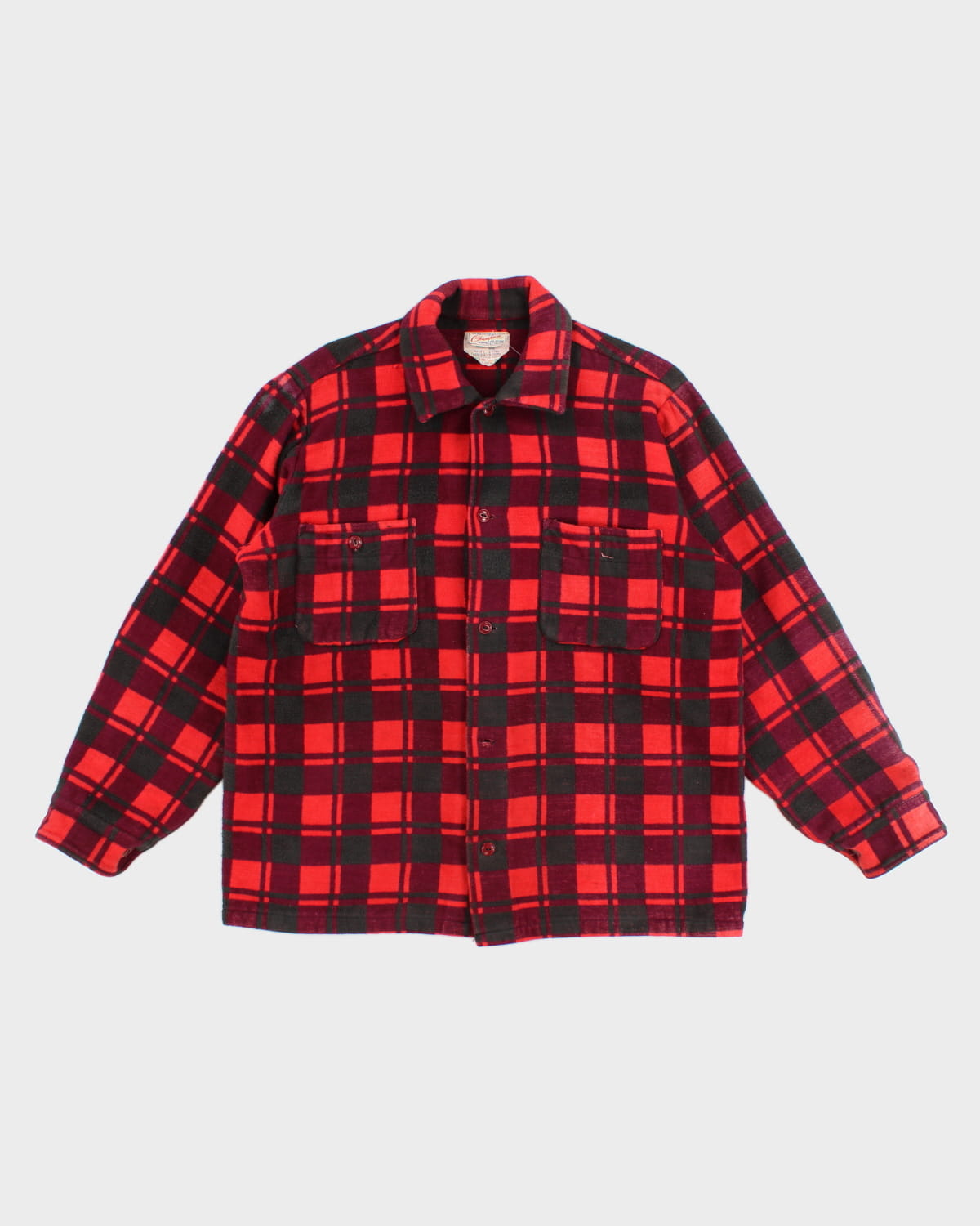 Vintage 60s Champion Flannel Shirt - L