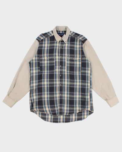 Vintage 90s Wrangler X-Long Tails Flannel Shirt - L