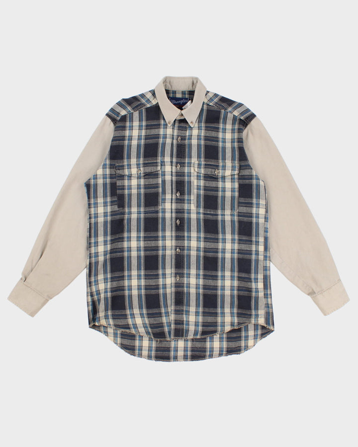Vintage 90s Wrangler X-Long Tails Flannel Shirt - L