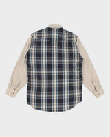 Vintage 90s Wrangler X-Long Tails Flannel Shirt - L