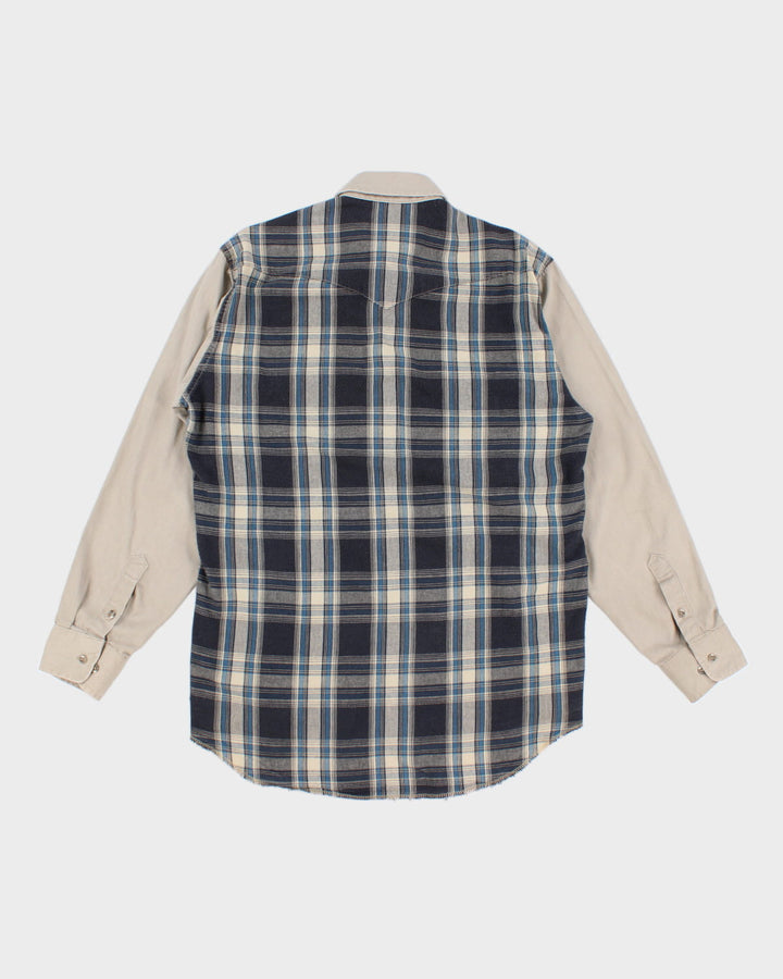 Vintage 90s Wrangler X-Long Tails Flannel Shirt - L
