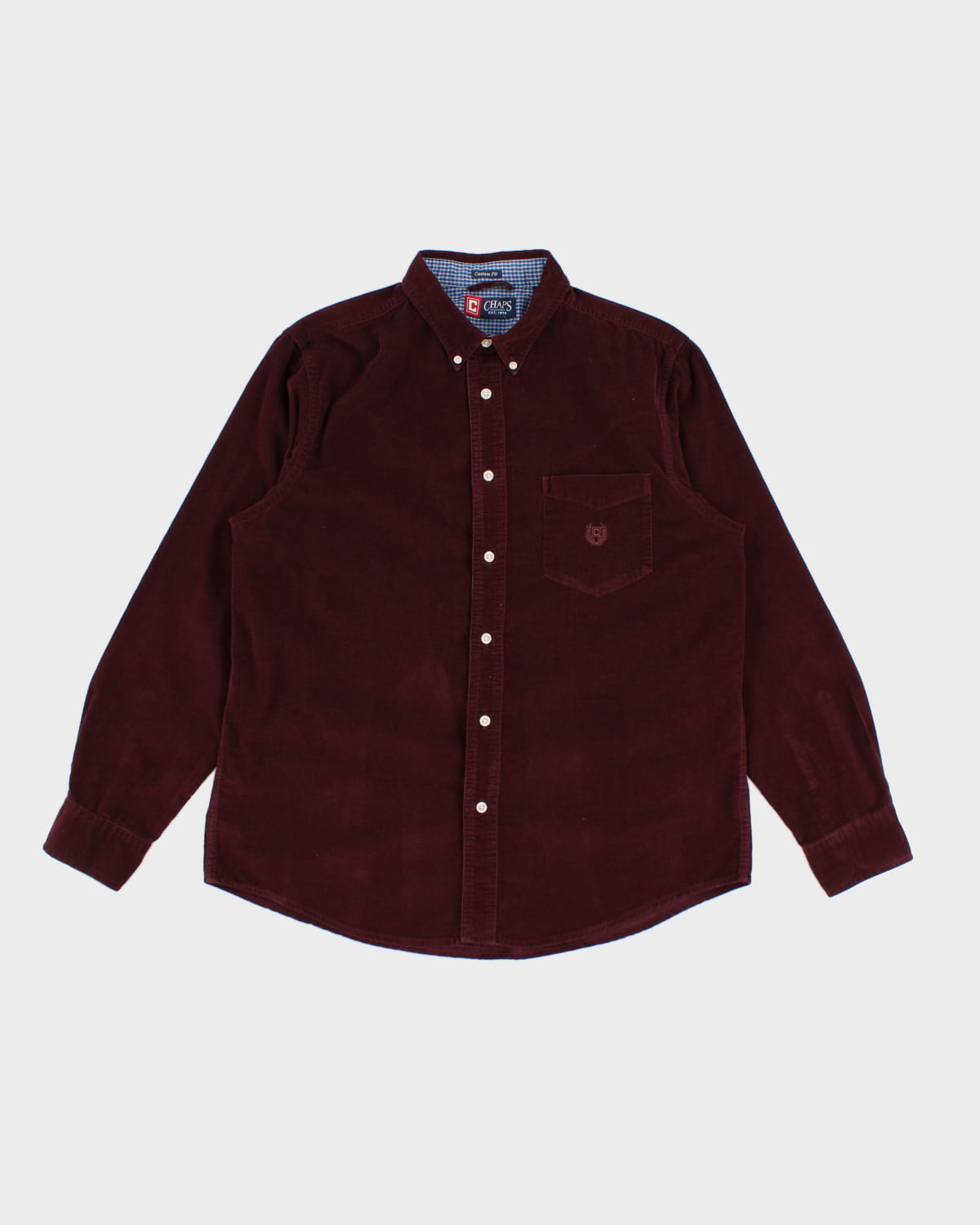Chaps Red Corduroy Shirt - L