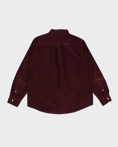Chaps Red Corduroy Shirt - L