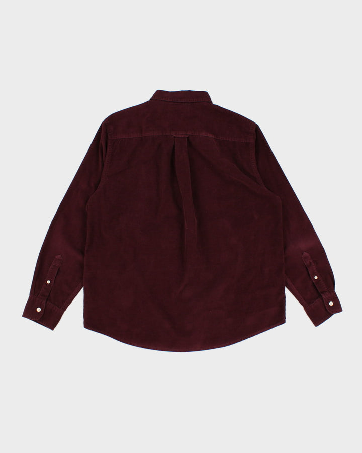 Chaps Red Corduroy Shirt - L
