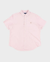 00s Ralph Lauren Striped Short Sleeve Shirt - XL