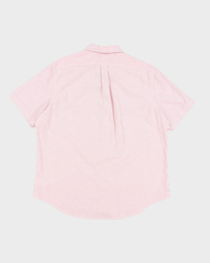 00s Ralph Lauren Striped Short Sleeve Shirt - XL