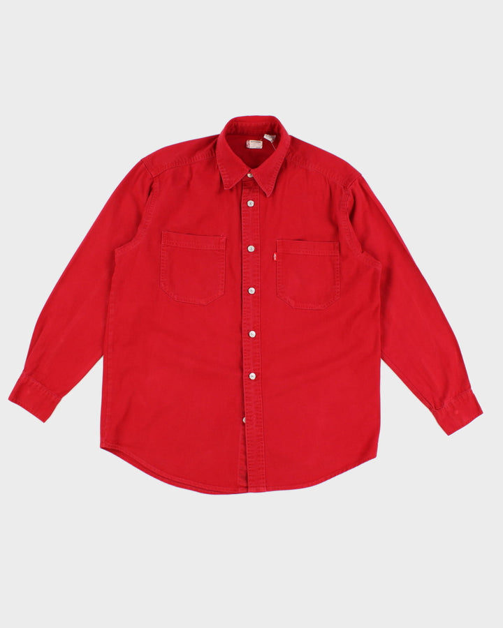 Levi's Red Denim Shirt S - Main Image