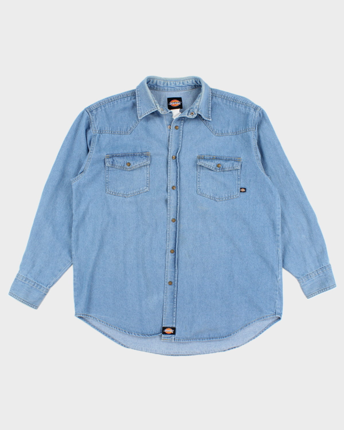 00s Dickies Western Denim Shirt - L