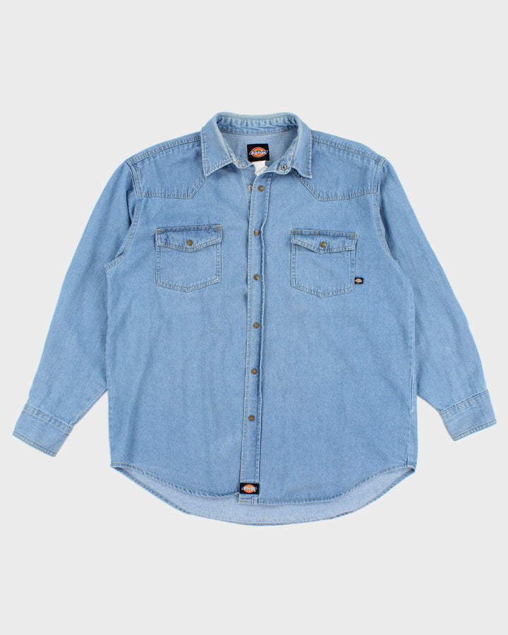 00s Dickies Western Denim Shirt - L