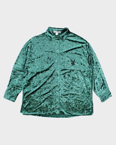 Playboy Crushed Velvet Shirt - L
