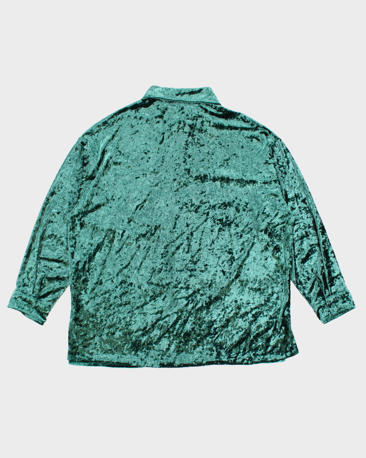 Playboy Crushed Velvet Shirt - L