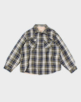 Vintage 90s Wrangler Sherpa Lined Flannel Shirt - XXL